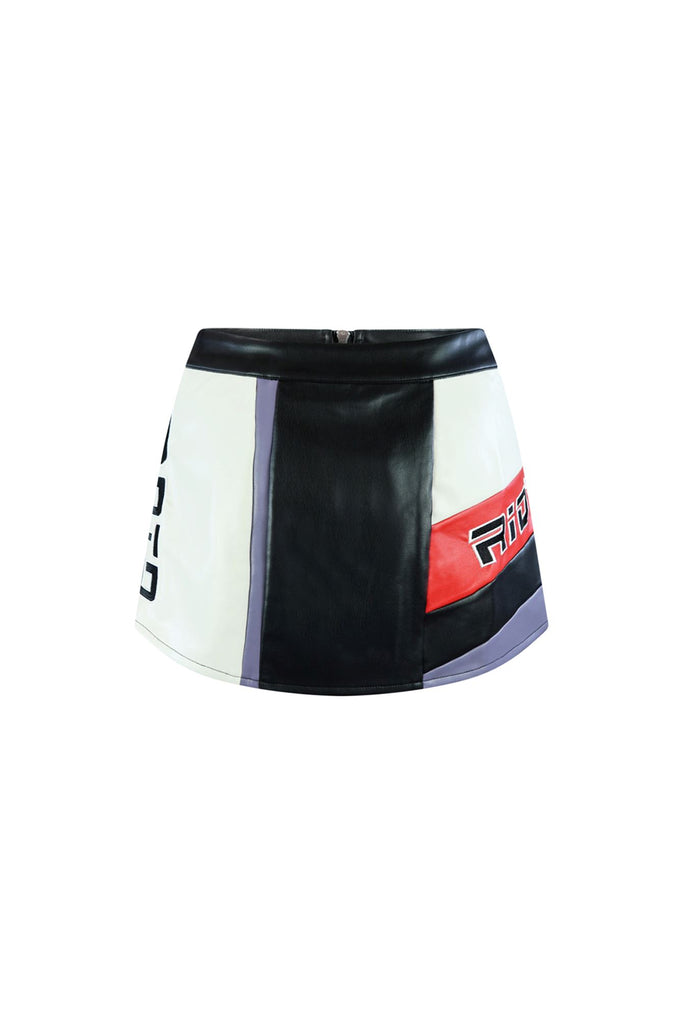 Gear Out Moto Mini Skirt SKIRT EDGE Small Black 