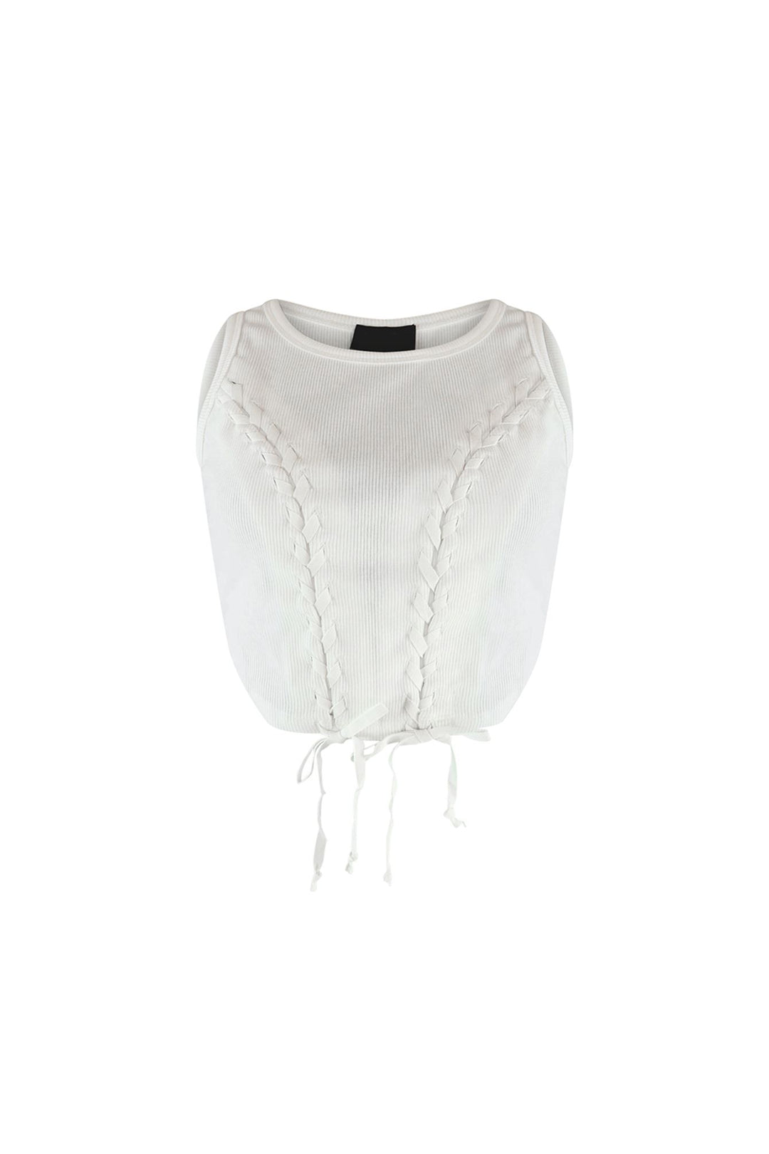Samira Criss Cross Ribbed Top