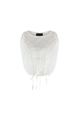 Samira Criss Cross Ribbed Top