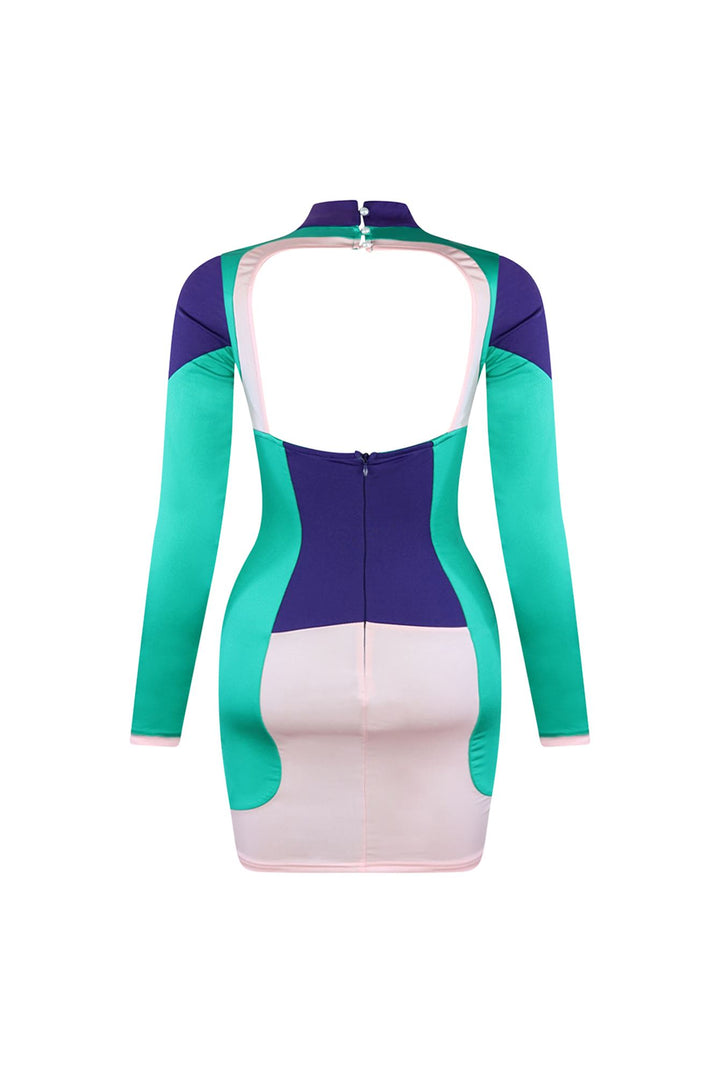 Colorful Mind Long Sleeve Dress Dresses EDGE 