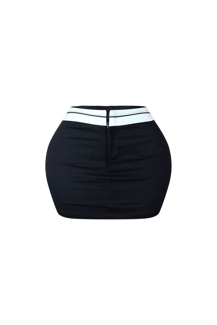 Akira Fold Over Cargo Utility Skirt
