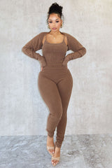 Cindy Mineral Washed Jumpsuit &amp; Bolero SET