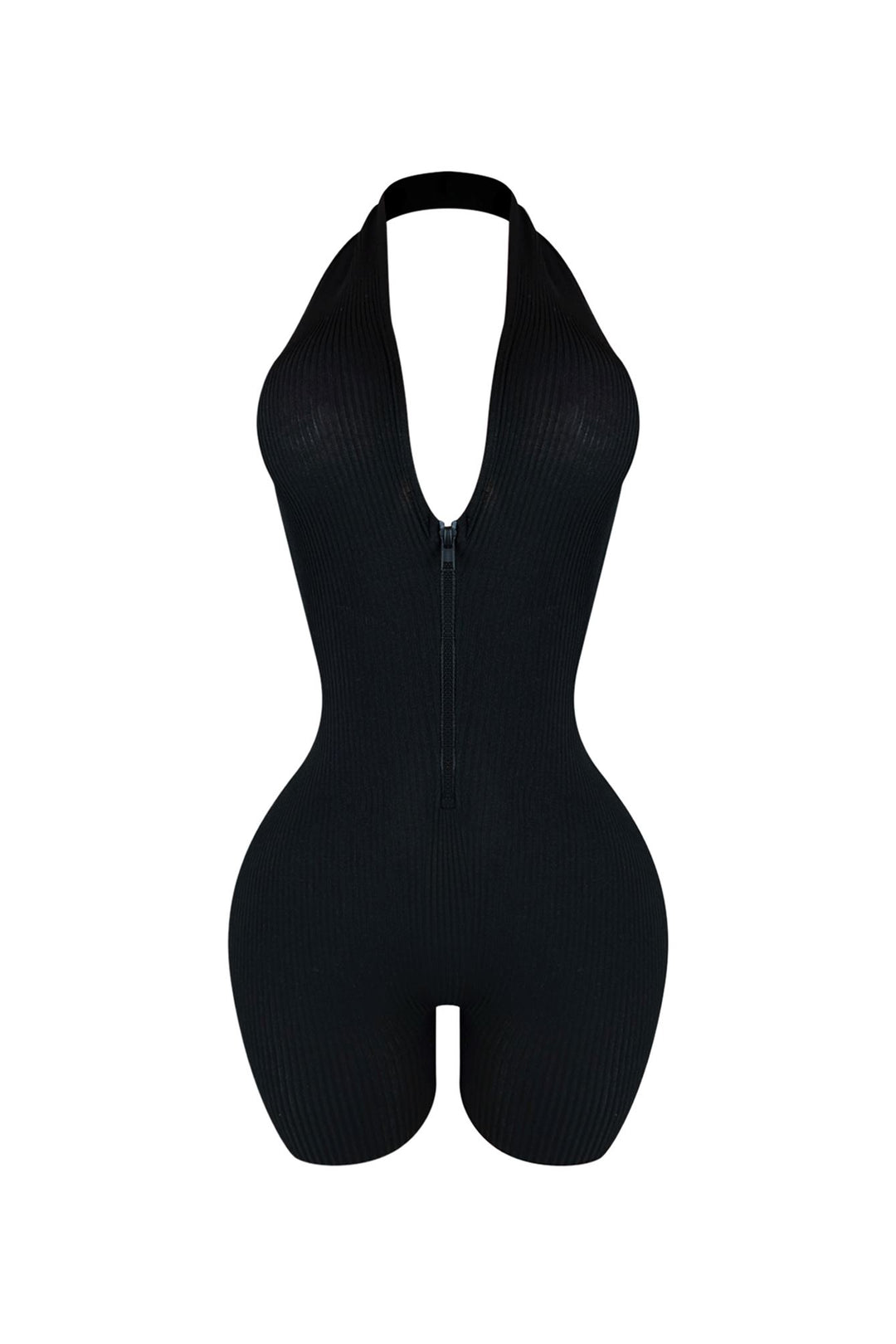 Keli Halter Neck Zip Up Romper