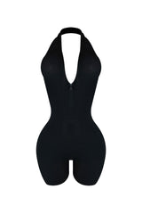 Keli Halter Neck Zip Up Romper