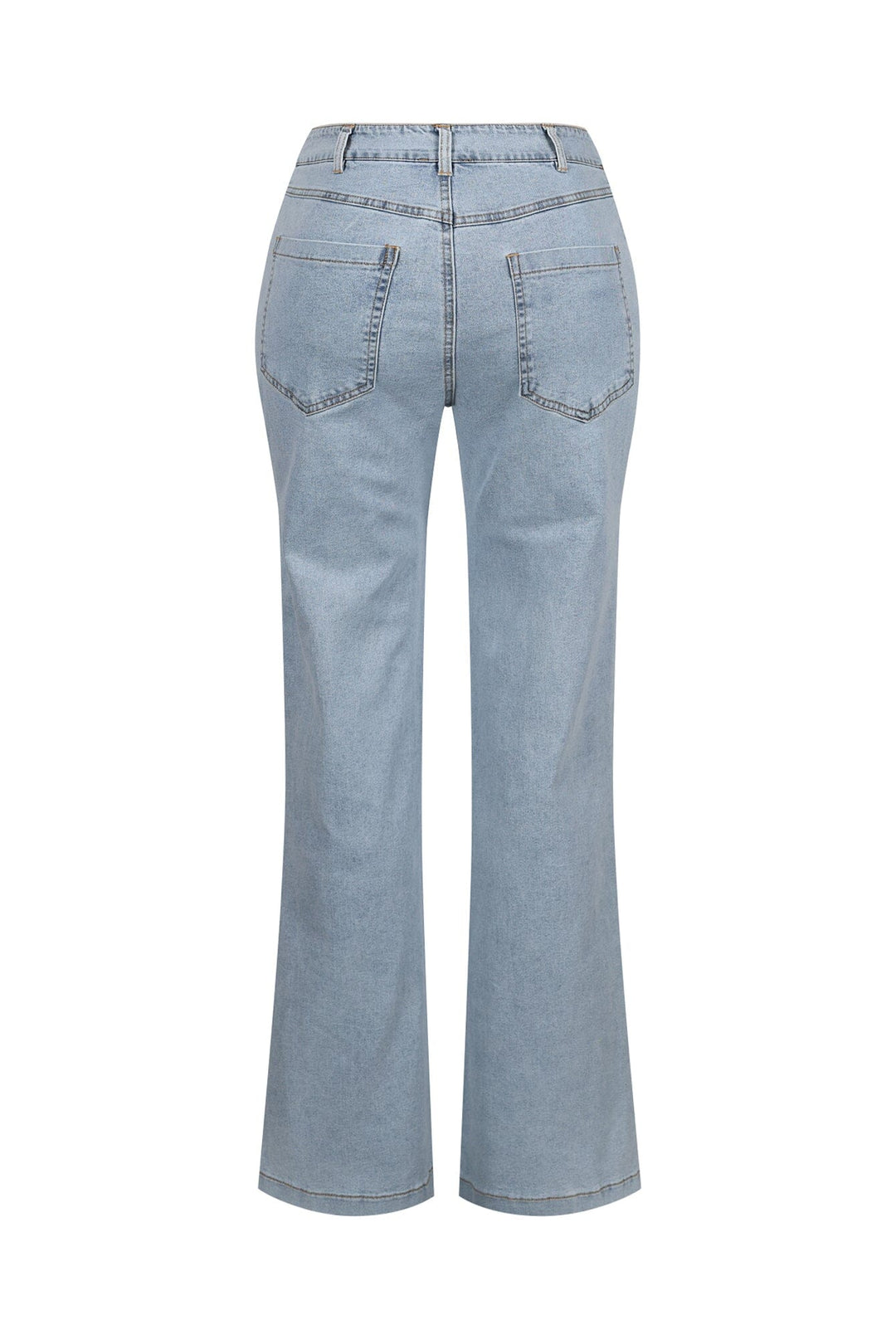 Wear The Attitude Cutout Baggy Jeans