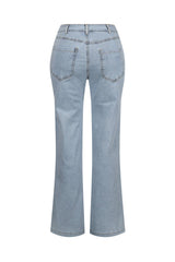 Wear The Attitude Cutout Baggy Jeans