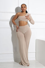 Maeve Padded One Shoulder Jumpsuit