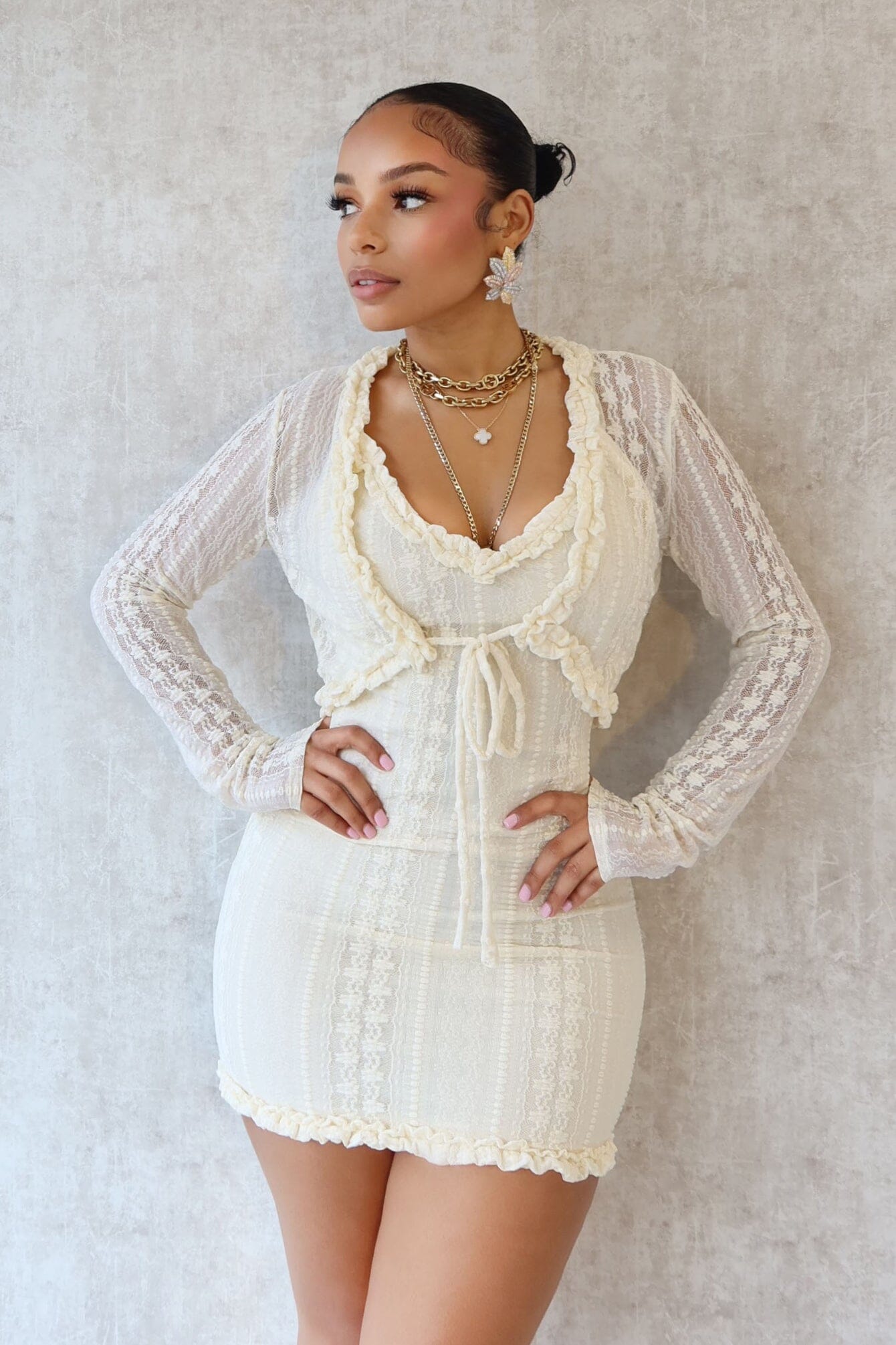 Rafaela Lace Dress with Cardigan SET Rafaela Lace Dress with Cardigan SET