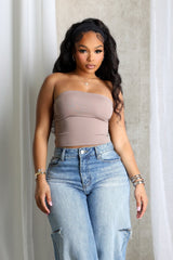 Smooth Fit Seamless Bonded Tube Top