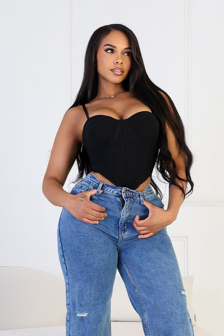 Bare Intention Bustier Top