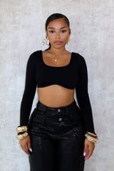 Harriet Back Cutout Crop Top