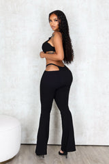 Armored Strappy Crop Top &amp; Pants SET