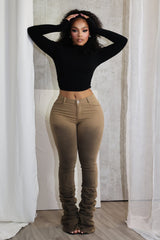 Lisa Airbrushed Ruched Pants