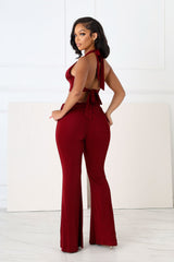 Graceful Passion Crop Top &amp; Pants SET