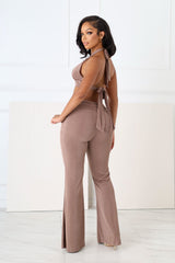 Graceful Passion Crop Top &amp; Pants SET