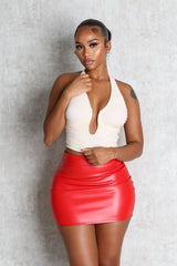 Siren Wire Mesh Halter Top