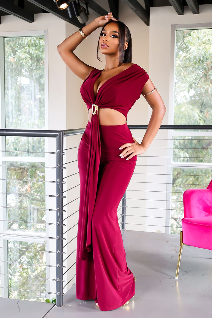 Le Marais Metal Detail Top &amp; Pants SET