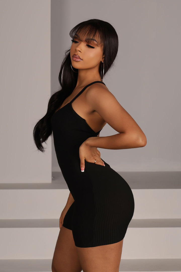 Maude Ribbed Knit Romper