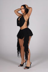 Azula Sheer Top &amp; Skirt SET