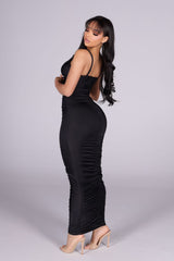 Aurora Gold Chain Midi Dress