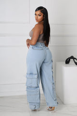 Yokohama High Waist Baggy Denim Jeans
