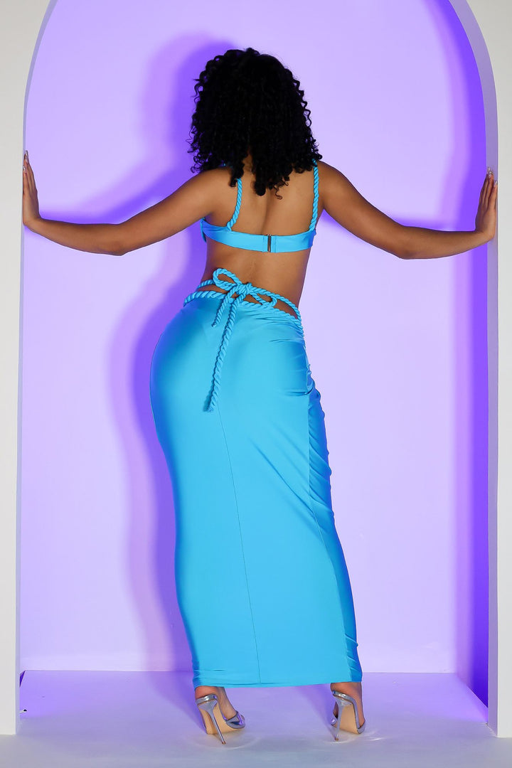 Stereo Love Bra &amp; Maxi Skirt SET