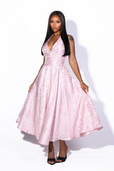 Fairy Tale Halter Neck Midi Dress