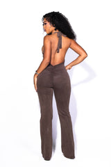 Nariko Halter Mineral Washed Jumpsuit