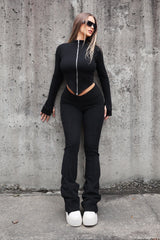 Jacqueline Zip Up Top &amp; Pants SET