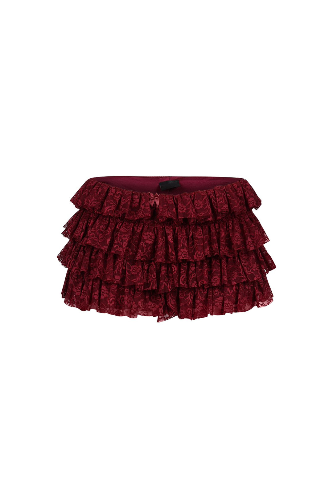 First Date Ruffled Layered Lace Skort