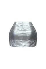 Loxley Metal Foiled Mini Skirt
