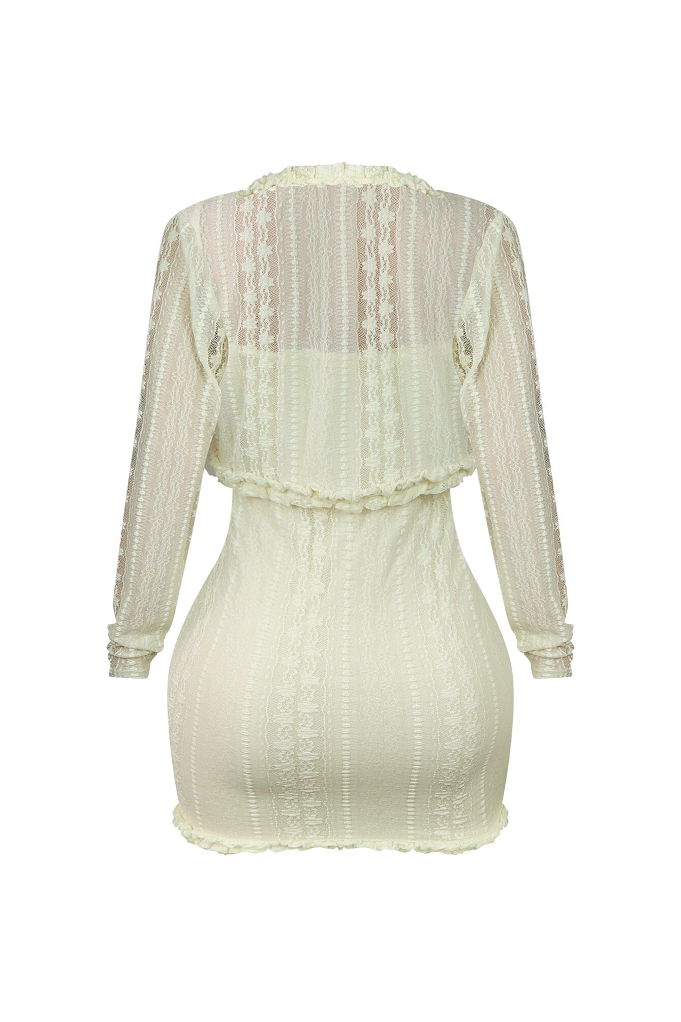 Rafa Light Blue/Beige Lace Gown main image 1