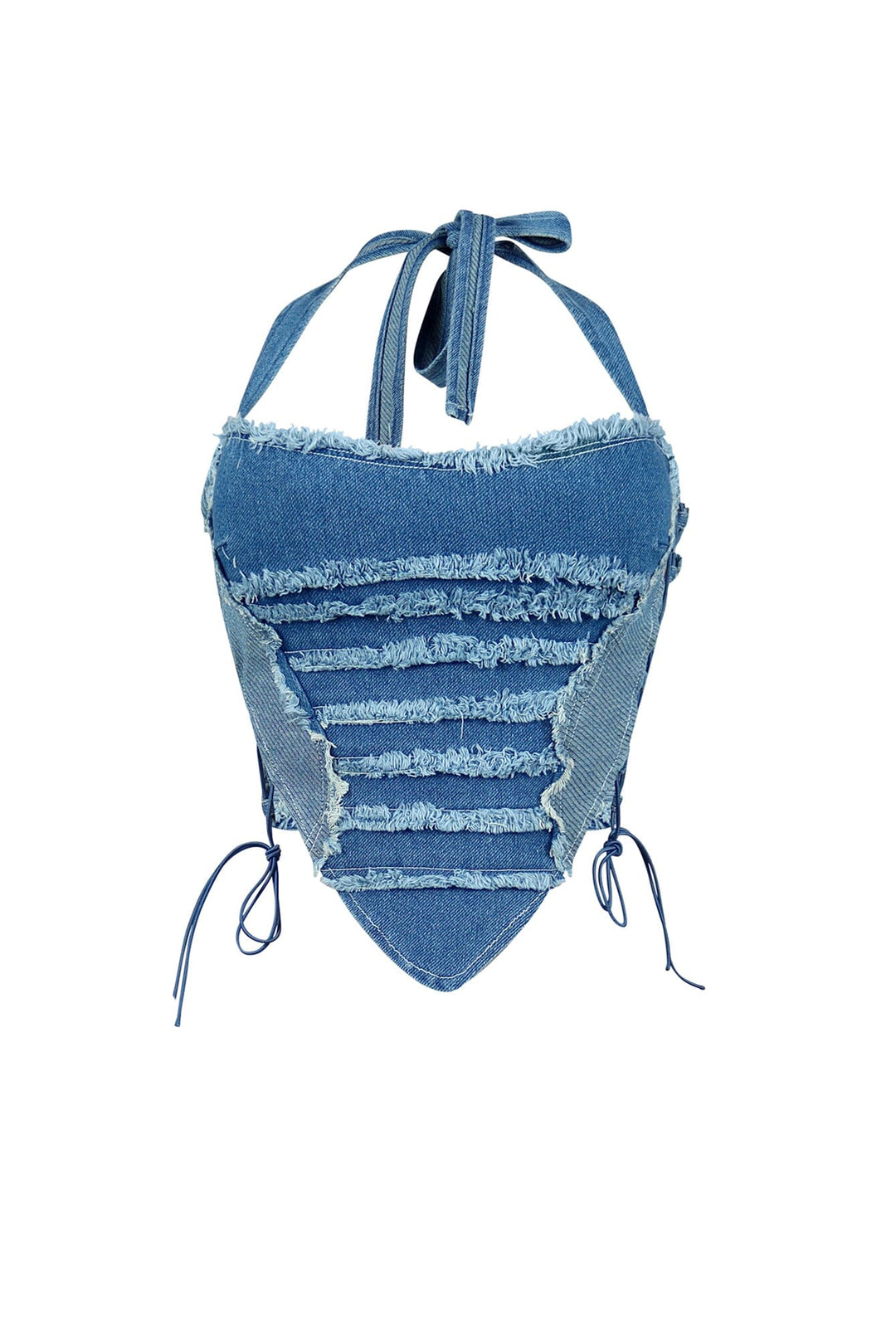 Meara Denim Halter Top