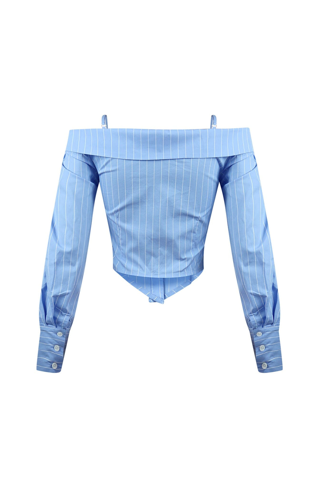 Remy Striped Shoulder Button Down Shirt
