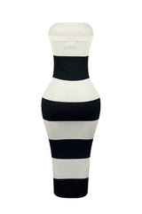 Aviana Kint Tube Midi Dress