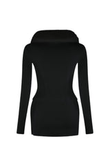 Be Fur Real Trim Top &amp; Skirt SET matching sets EDGE 
