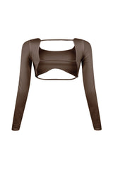 Harriet Back Cutout Crop Top