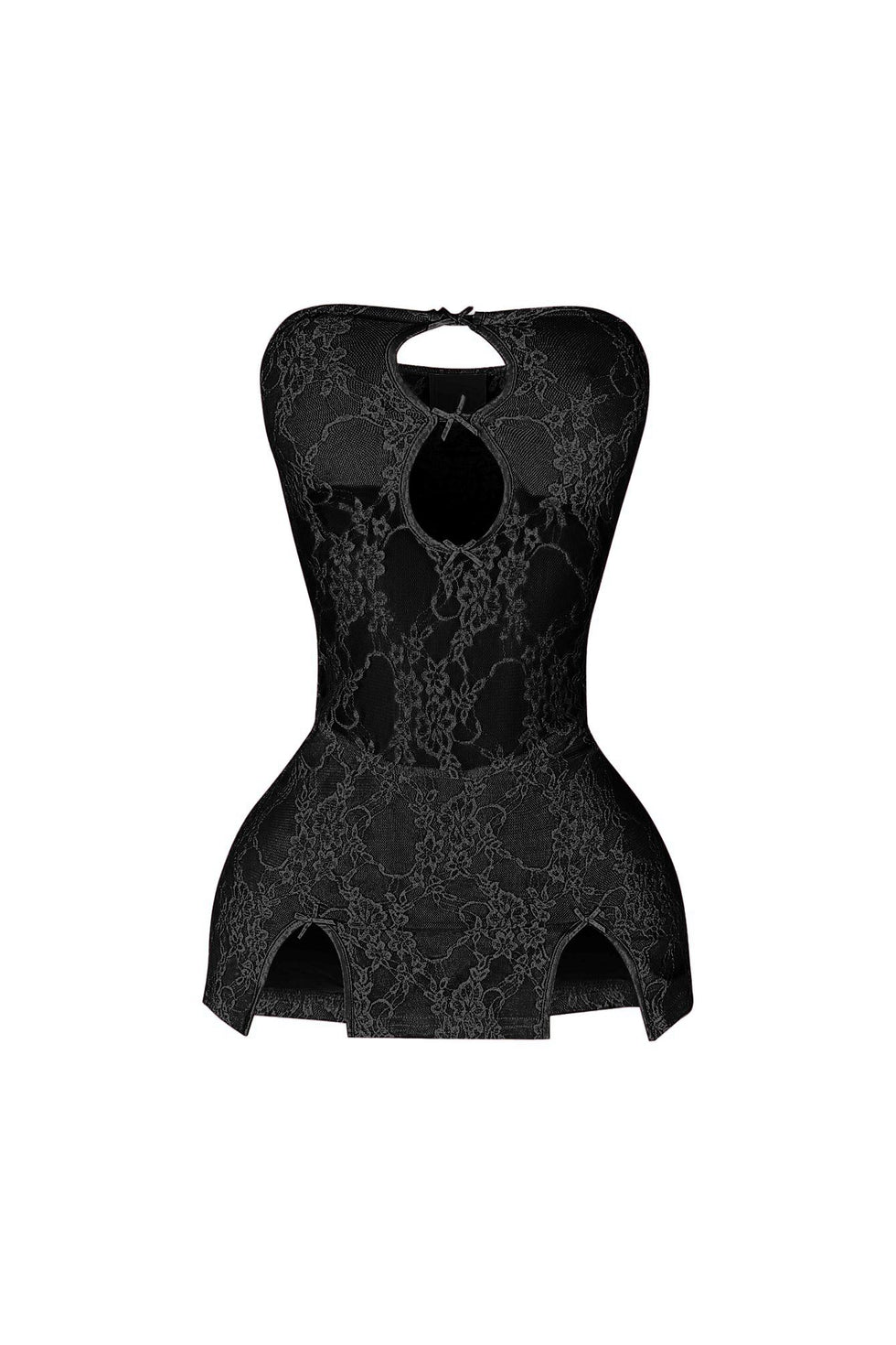 THINK OF ME WOVEN MINI DRESS