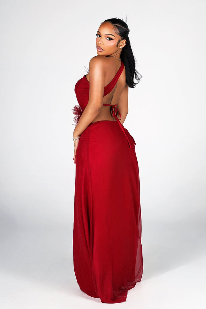 Aegean Bloom Maxi Dress
