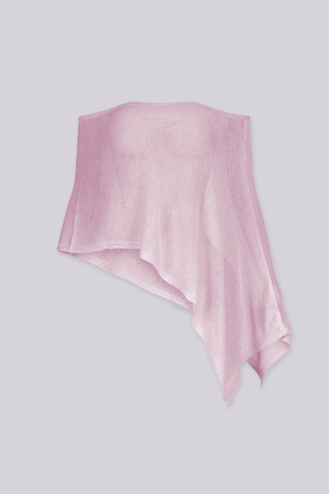 Off shoulder lightweight sheer sweater top, front view
