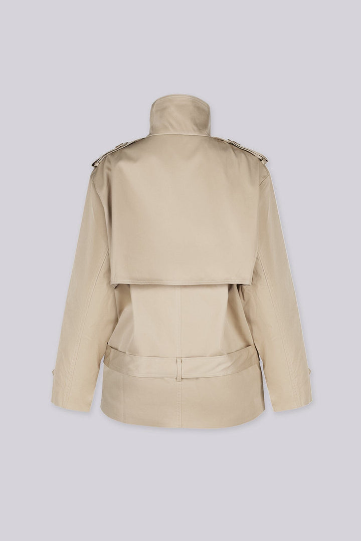 Beckett Belted Double Breasted Trench Jacket