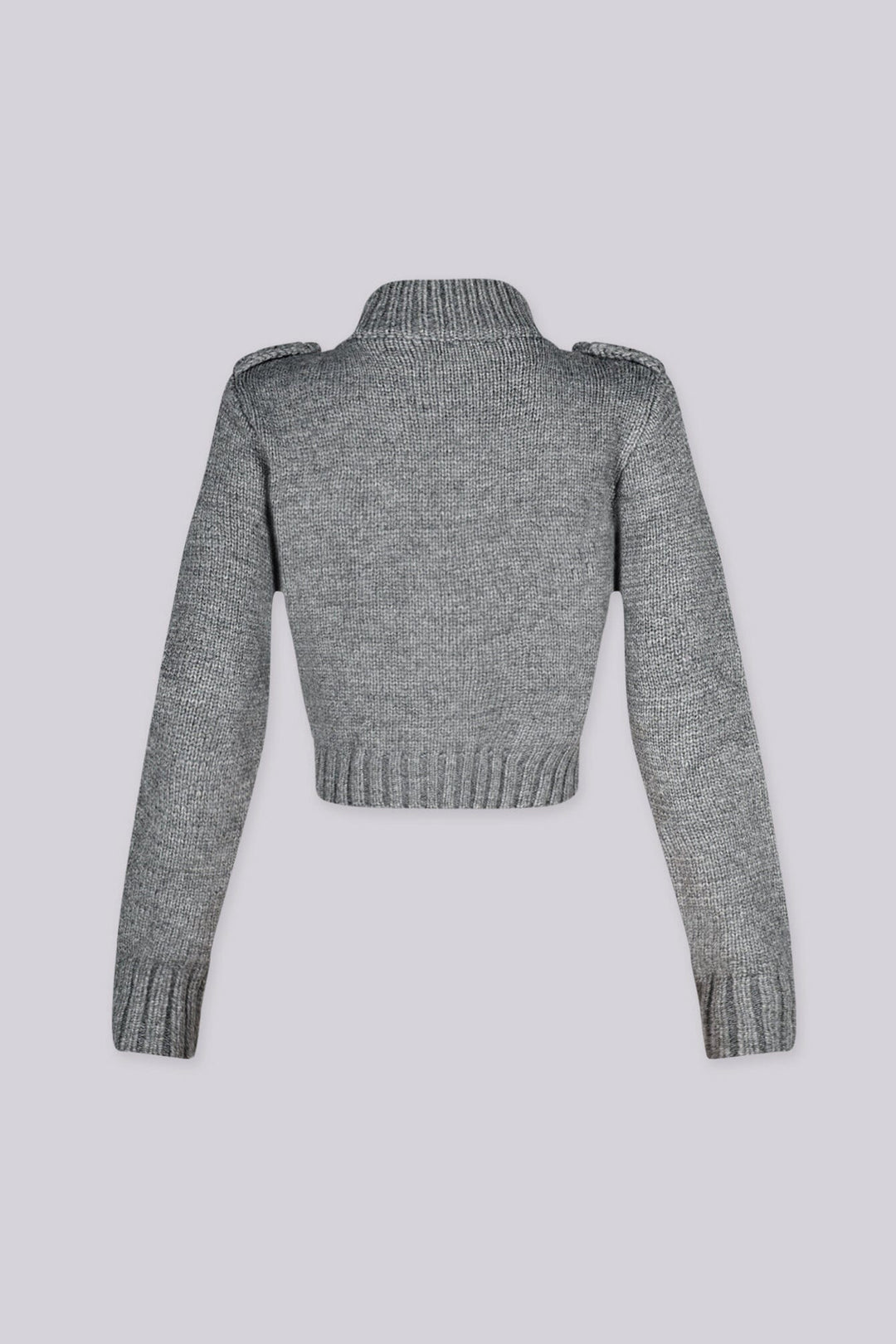 Cadet Cable Knit Zip Cardigan