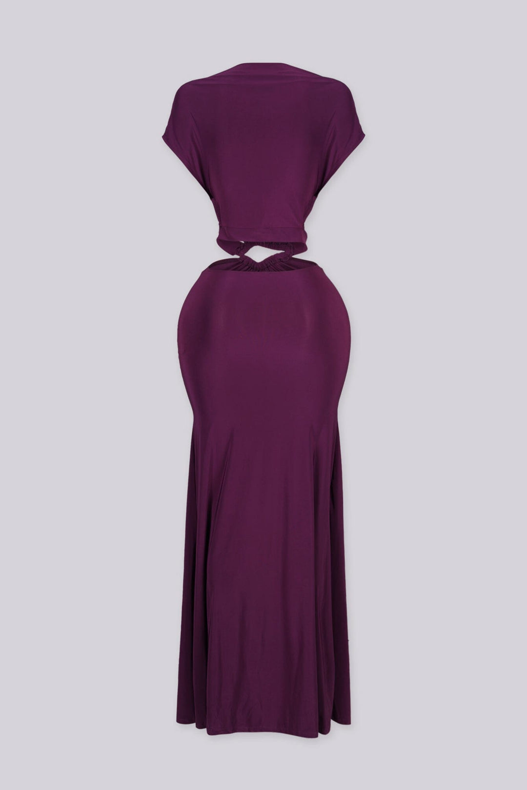 Calista Waist Cutout Draped Maxi Dress