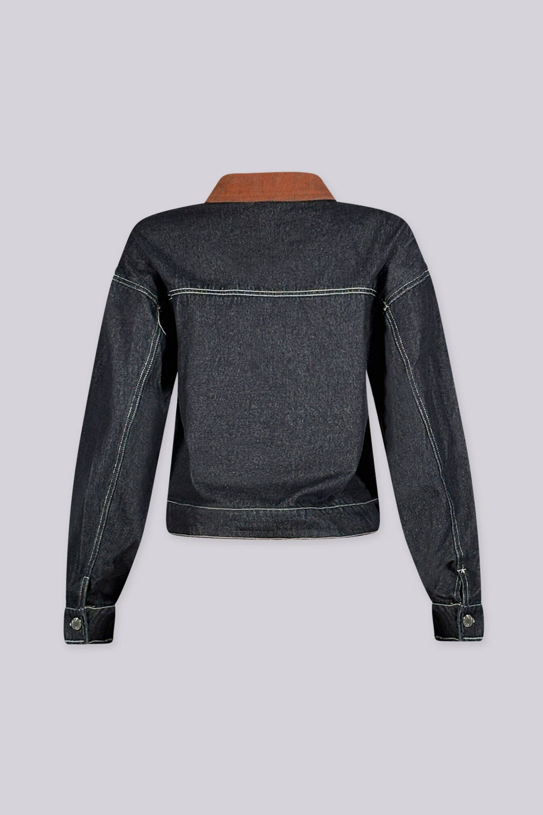 Cassian Contrast Collar Denim Jacket