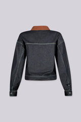 Cassian Contrast Collar Denim Jacket
