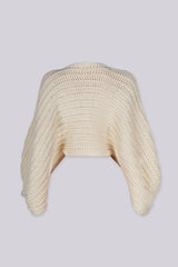 Cozette Twist Front Cropped Sweater