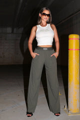 Edge Logo High Waist Pants