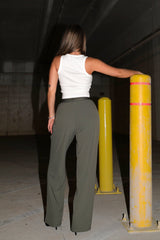 Edge Logo High Waist Pants