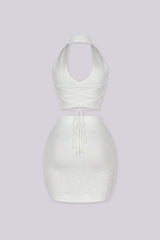 Fiera Heat Knit Top &amp; Skirt SET