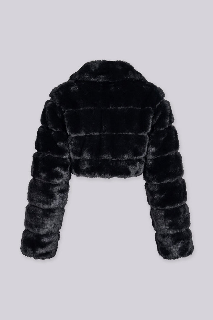 Glacier Tiered Faux Fur Jacket